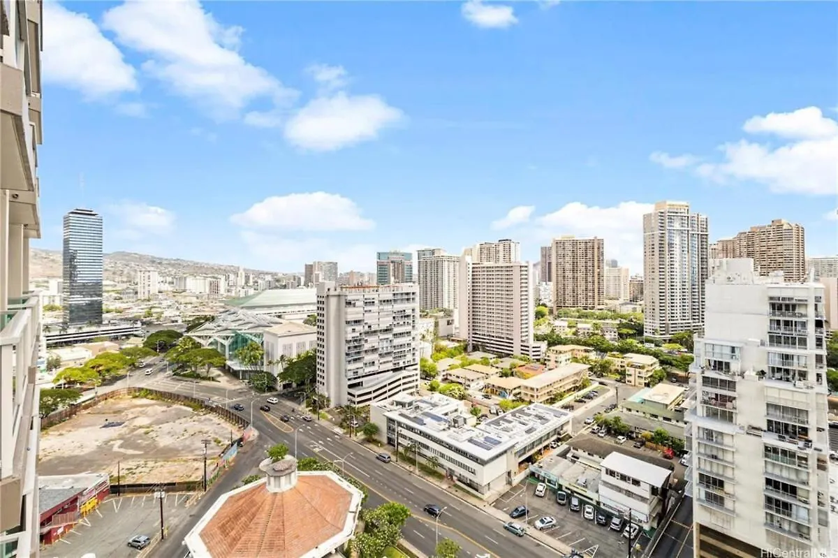 Newly Renovated Top Floor Ala Moana Balcony Honolulu Hébergement de vacances